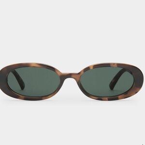 Tortoise Shell Oval Sunglasses